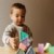 Alternate Image #3 of Triblox Pastel Silicone Triangle Blocks - 9 Pieces