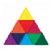 Alternate Image #4 of Triblox Rainbow Silicone Triangle Blocks - 9 Pieces