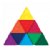 Alternate Image #5 of Triblox Rainbow Silicone Triangle Blocks - 9 Pieces