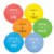 Main Image of Colored Playground Balls - Set of 6