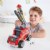 Alternate Image #2 of Wooden Fire Engine Playset with Ladder, Fireman and Dog