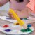Alternate Image #2 of Triangle Grip Assorted Color Paint Brushes - Set of 6