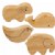 Main Image of Wooden Animal Shakers - Set of 4