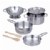 Main Image of Stainless Steel Pots & Pans Play Set - 8-Pieces