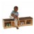 Alternate Image #1 of Cubby Bench Cushion - Brown