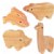 Main Image of Soft Sounds Wooden Animal Shakers - Set of 4