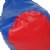 Alternate Image #2 of Vinyl Bean Bag Lounger Chair - Red and Blue
