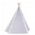 Alternate Image #2 of Easy View Foldable Gray and White Canvas Tent