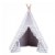 Alternate Image #3 of Easy View Foldable Gray and White Canvas Tent