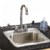 Alternate Image #2 of Clean Hands Helper Portable Sink - 38" Counter