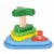 Main Image of Green Island Wooden Puzzle and Stacker