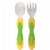 Alternate Image #1 of Stainless Steel Toddler Fork and Spoon - Set of 10
