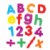 Alternate Image #1 of Magnetic Letters & Numbers Set