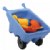 Alternate Image #1 of Small Wheelbarrow in Blue