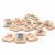 Main Image of Wooden Braille Alphabet A-Z  Tiles with Uppercase