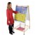 Alternate Image #1 of Mobile Flip Chart Writing Easel and Magnetic Dry-Erase Board