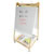 Alternate Image #2 of Mobile Flip Chart Writing Easel and Magnetic Dry-Erase Board
