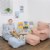 Alternate Image #1 of Cozy Chair & Ottoman - Fog Blue