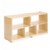 Main Image of 24" Carolina Wooden 5-Compartment Storage Unit - Acrylic Back