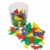 Alternate Image #1 of Tangrams Geometric Shapes with Plastic Jar