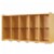 Alternate Image #1 of Nature Color 10 Cubbie Wall Locker - Natural