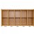 Alternate Image #2 of Nature Color 10 Cubbie Wall Locker - Natural