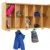 Alternate Image #3 of Nature Color 10 Cubbie Wall Locker - Natural