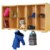 Alternate Image #4 of Nature Color 10 Cubbie Wall Locker - Natural