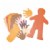 Alternate Image #2 of Multicultural People Paper Shapes