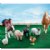 Alternate Image #2 of Jumbo Farm Animals - 7 Pieces