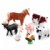 Main Image of Jumbo Farm Animals - 7 Pieces