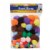 Alternate Image #1 of Pom Poms Bright Hues - 100 Count Assorted Sizes
