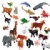 Main Image of Jumbo Animals Including Pets, Jungle Animals, Farm Animals and Ocean Animals - 24 Pieces