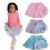 Main Image of Fancy Dance Sparkly and Fashionable Elastic Reversible Skirts - Set of 3