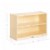 Alternate Image #6 of Carolina 2-Shelf Storage Unit - Solid Back