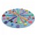 Alternate Image #6 of Flex Spot Woven Mat - Blue - 18" Round - Set of 6