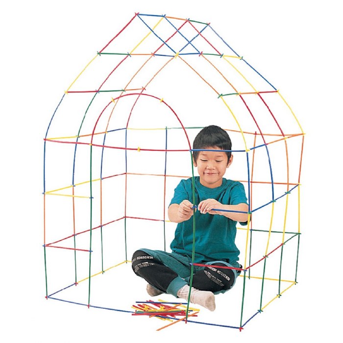 Alternate Image #1 of Straws and Connectors - 400 Pieces