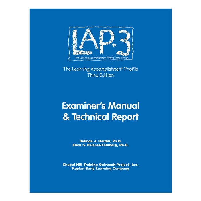 Primary Image of LAP&trade;-3 Technical Manual & Technical Report - 3rd Edition