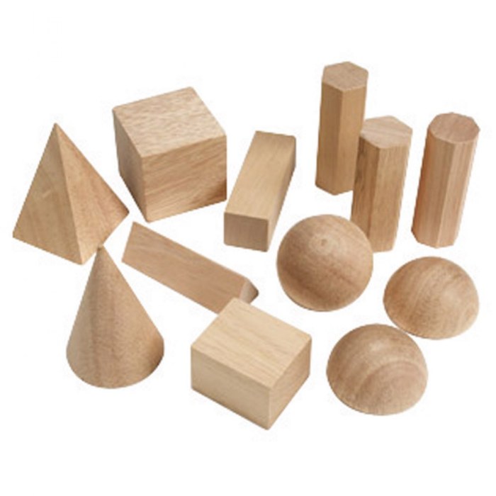 Primary Image of Wooden Geometric Solids