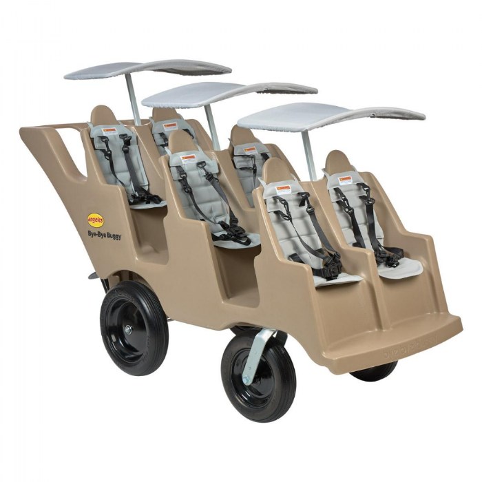 Alternate Image #1 of Bye-Bye Buggy 6-Seat - Tan