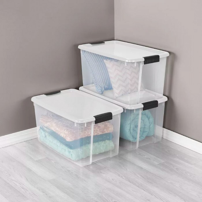 Alternate Image #1 of 70 Quart Storage Container with Lid