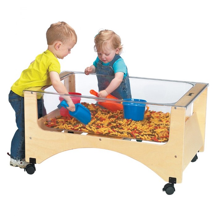 Primary Image of Toddler Sand and Water See-Thru Sensory Table