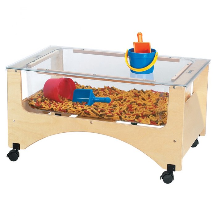 Alternate Image #1 of Toddler Sand and Water See-Thru Sensory Table