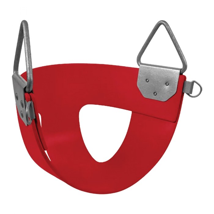 Alternate Image #1 of Half Bucket Seat - Red