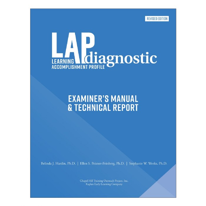 Primary Image of LAP&trade;-D - 3rd Edition Examiner's Manual & Technical Report