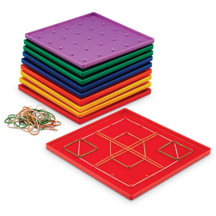 Primary Image of Plastic Geoboards - Set of 10