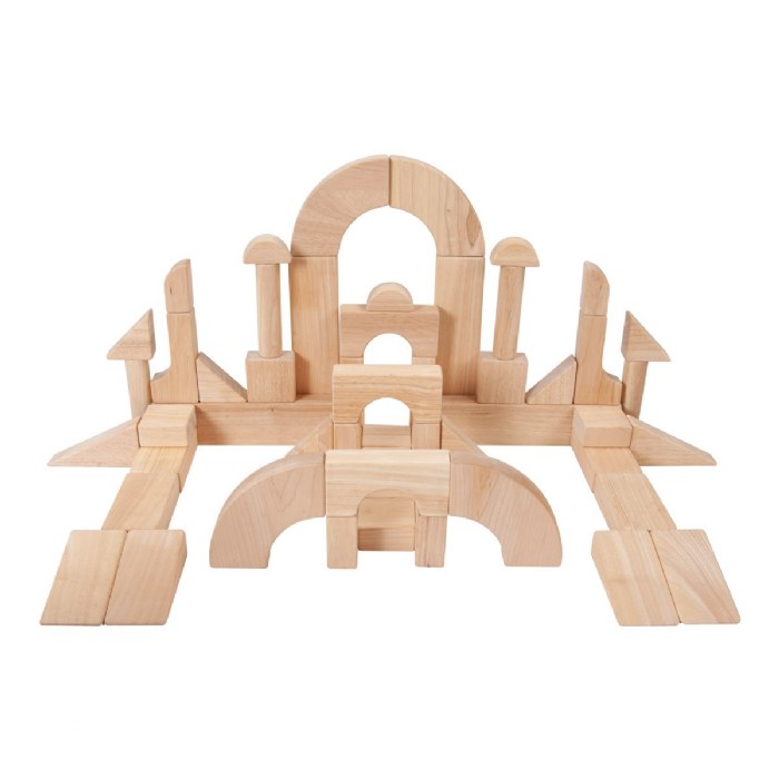 Alternate Image #1 of Unit Block Supplement Set 1 - 60 Pieces in 14 Shapes