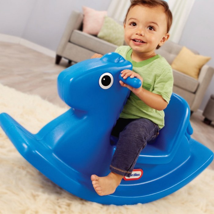 Alternate Image #1 of Rocking Horse Primary Blue