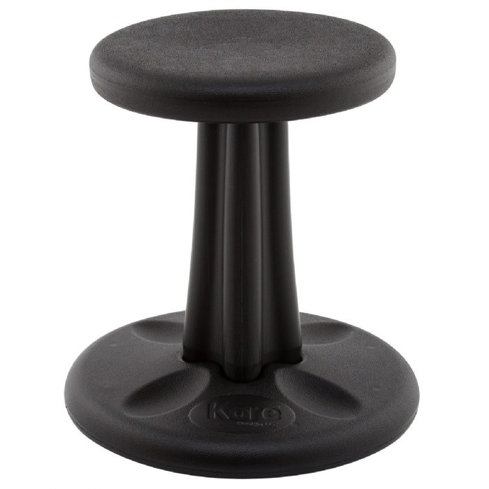 Primary Image of Kids Antimicrobial Kore Wobble Chair 14" - Black