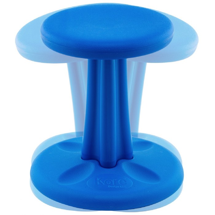 Alternate Image #1 of Kids Antimicrobial Kore Wobble Chair 14" - Blue